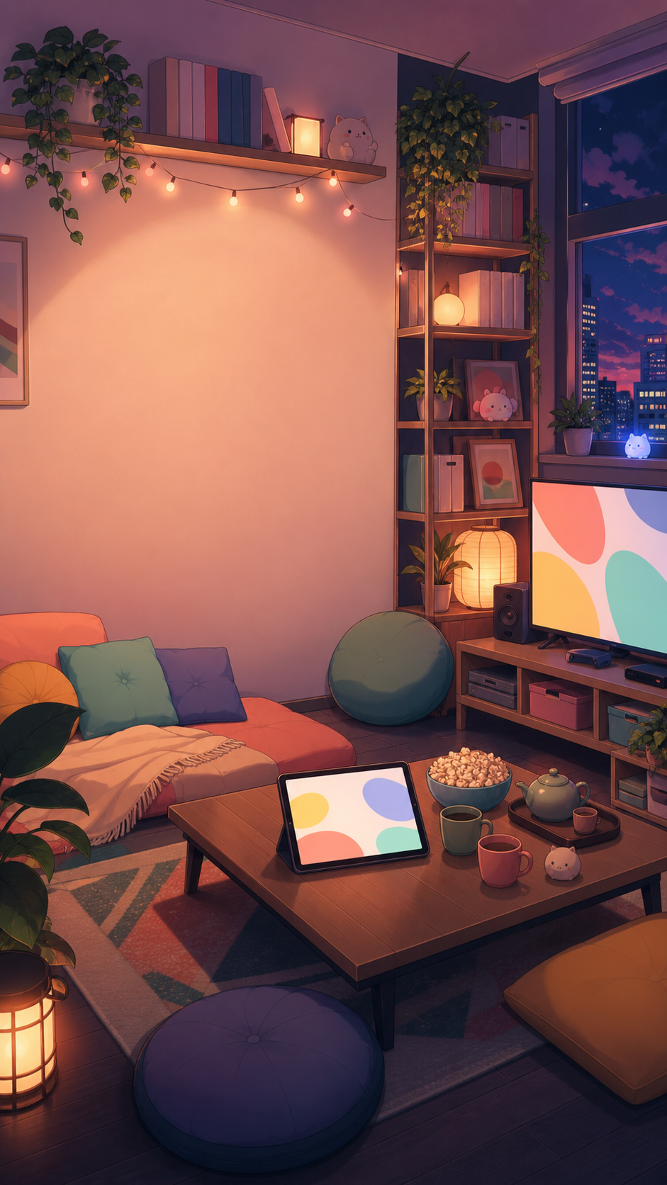 Original ArcMates anime-inspired watch party room